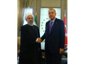 Erdoğan-Ruhani görüşmesi başladı