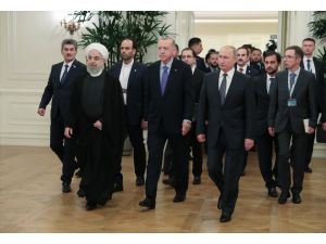 Türkiye-Rusya-İran Üçlü Zirvesi başladı