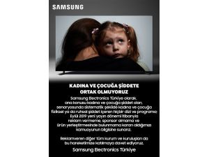 Samsung kadına ve çocuğa şiddet içeren dizilere reklam vermeyecek