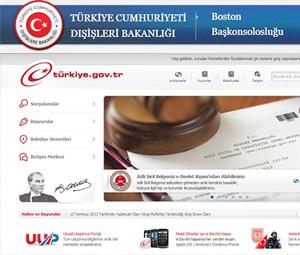 T.C. Boston Başkonsolosluğu'ndan e-devlet şifresi duyurusu