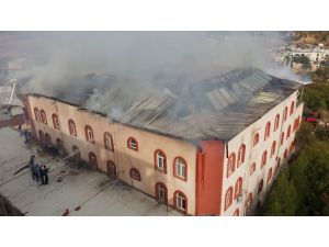Siirt'te Kuran kursu binasında yangın