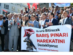 Samsun'da Barış Pınarı Harekatı'na destek