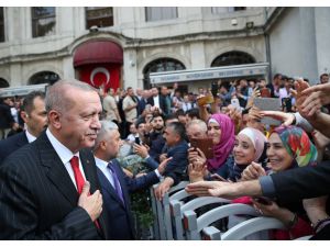 Cumhurbaşkanı Erdoğan İstanbul'da