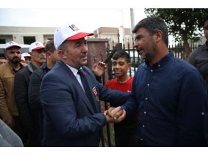 AK Parti'li Metin Yavuz ve gazilerden Ceylanpınar'a taziye ziyareti
