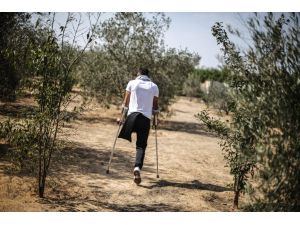 İsrail'in sakat bıraktığı Filistinlilere uzanan "zeytin dalı"