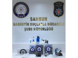 Samsun'da uyuşturucu imalathanesine operasyon
