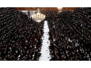 New York'ta Satmar Yahudileri Sukkot bayramını kutladı