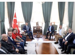 Türkiye İhracatçılar Meclisi Başkanı İsmail Gülle Kilis'te