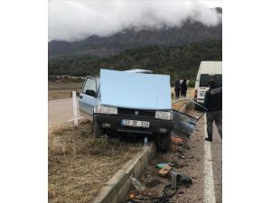 Boyabat'ta trafik kazası: 1 ölü