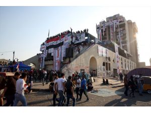 Bağdat'taki göstericilerin kalesi "Türk Lokantası" binası