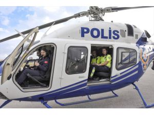 Adana'da helikopterli denetimde 48 sürücüye 10 bin 849 lira ceza