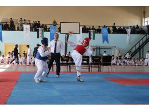 Afrin'de tekvando turnuvası yapıldı