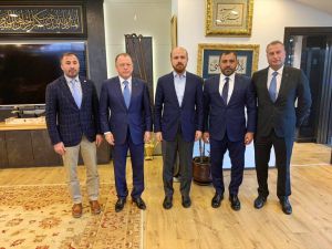 Uluslararası Judo Federasyonu Başkanı Vizer, Bilal Erdoğan'ı ziyaret etti