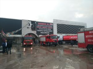GÜNCELLEME - Bursa'da mobilya fabrikasında yangın
