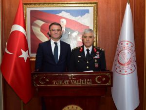 Jandarma Genel Komutanı Orgeneral Çetin, Tokat Valisi Balcı'yı ziyaret etti
