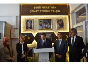 Şehit öğretmen Aybüke Yalçın'ın okulunda hüzünlü Öğretmenler Günü kutlaması