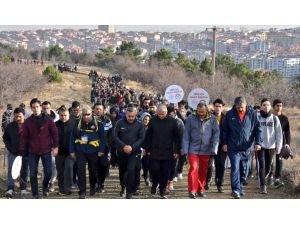 Ankara Gençlik ve Spor İl Müdürlüğünden farkındalık yürüyüşü