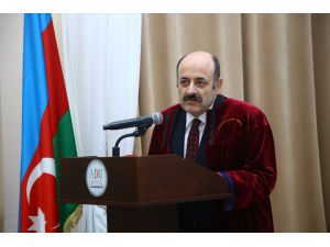 YÖK Başkanı Yekta Saraç'a Azerbaycan'da fahri doktora verildi