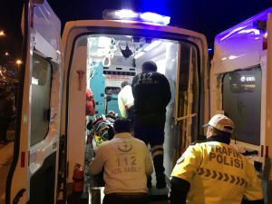Karabük'te "dur" ihtarına uymayan sürücünün çarptığı polis yaralandı