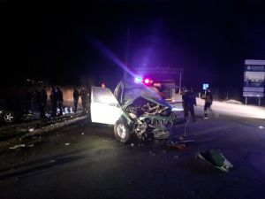 Burdur'da cip ile otomobil çarpıştı: 1 ölü, 3 yaralı