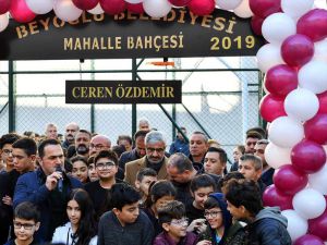 Ceren Özdemir'in ismi Beyoğlu'nda parka verildi