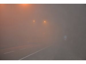 Kırıkkale'de ulaşıma etkili sis engeli