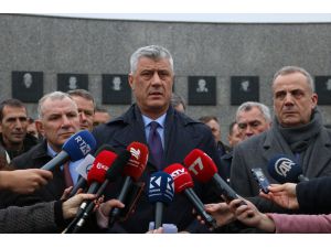 Kosova Cumhurbaşkanı Thaçi: "Reçak, Sırbistan'ın Kosova'da işlediği katliamların doruk noktası"