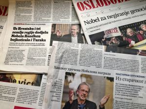 Bosna Hersek medyası da soykırım inkarcısına Nobel verilmesine tepkili