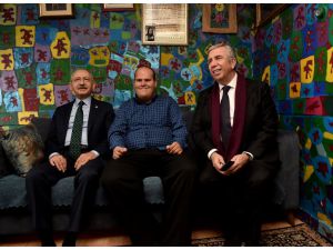 Kılıçdaroğlu'ndan engelli ressam Yalçın'a ziyaret