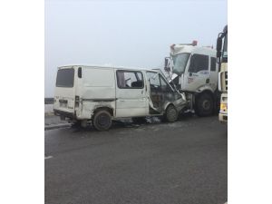 Isparta'da zincirleme trafik kazası: 19 yaralı