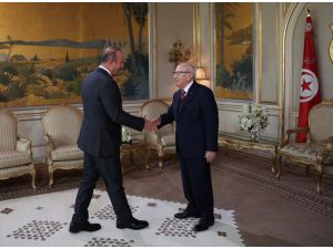 Çavuşoğlu Tunus Cumhurbaşkanı es-Sibsi'yle görüştü