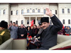 Atatürk'ün Sivas'tan ayrılışının 100. yılı dolayısıyla kentte tören düzenlendi