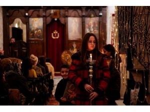 Hatay'da Ortodoks kiliselerinde Noel ayini yapıldı