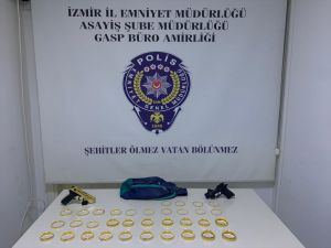 İzmir'de 2 kişinin yaralandığı kuyumcu soygununda 4 zanlı yakalandı