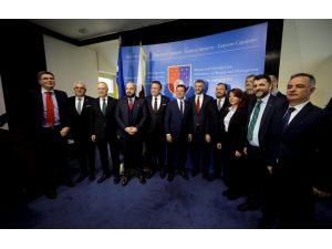 İBB Başkanı İmamoğlu, Saraybosna'da temaslarda bulundu