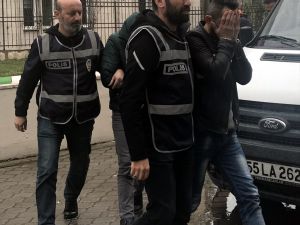 Samsun'daki silahlı saldırının şüphelileri adliyeye çıkarıldı