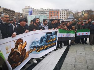 Başkentte "İdlib Halkıyla Dayanışma" eylemi