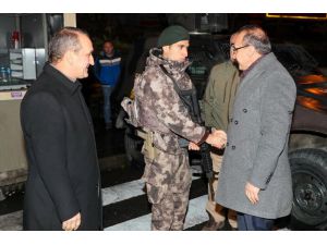 Rize, Ordu ve Trabzon'da yeni yıla görev başında giren polislere ziyaret