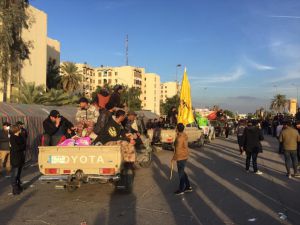 Iraklı milisler ABD Büyükelçiliği önünden çekilmeye başladı