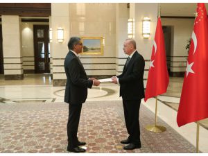Kanada Büyükelçisi Jamal Khokhar, Erdoğan'a güven mektubu sundu