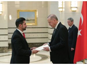 Guatemala Büyükelçisi Barrios, Erdoğan'a güven mektubu sundu