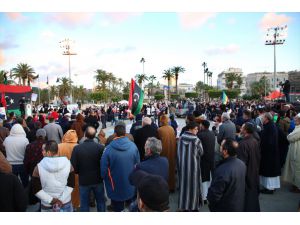 Libya'nın başkentinde Türkiye'nin tezkere kararı kutlandı