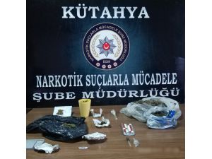 Kütahya'da yakalanan 2 uyuşturucu şüphelisi tutuklandı