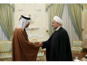 Ruhani, Katar Dışişleri Bakanı Al Sani'yi kabul etti