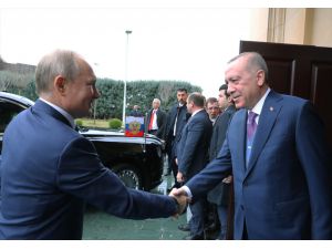 Erdoğan-Putin görüşmesi başladı