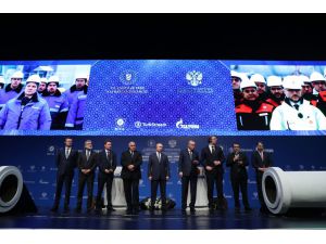 Putin, TürkAkım doğal gaz boru hattının açılış töreninde konuştu:
