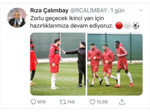 Rıza Çalımbay'dan "Zorlu" açıklaması: