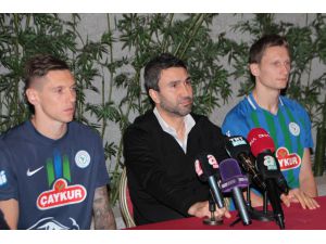 Çaykur Rizespor, Milan Skoda ve Denys Harmash'la sözleşme imzaladı