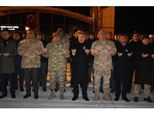 Ağrı'da şehit olan Uzman Jandarma Çavuş Çağrı Toptaş'ın naaşı Ankara'ya uğurlandı