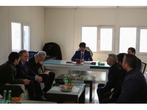AB Türkiye Delegasyonu Başkanı Berger, Kilis'te hastane inşaatını inceledi
